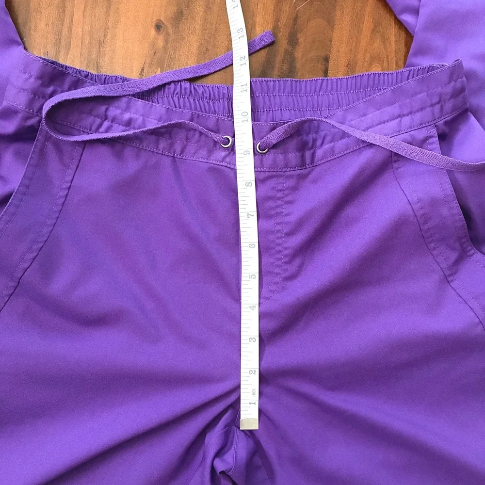 Women's S Healing Hands Purple Label Jane & Taylor Scrub Set in Eggplant Purple